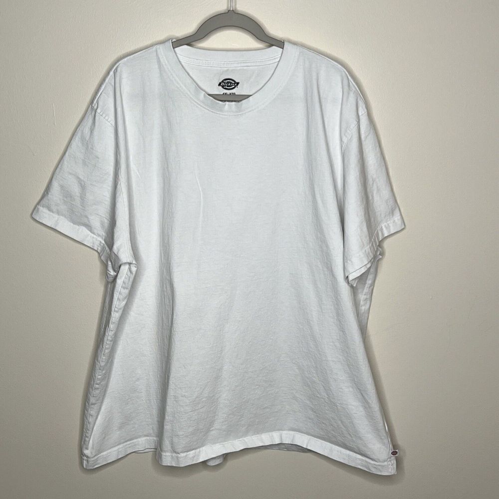 Dickies T-Shirt Men’s 4XL White Short Sleeve Crew Neck Workwear Tee